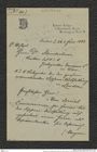 Nachlass Franz Steindachner, Brief von Arthur Diósy an Franz Steindachner (26.06.1883), Inv.Nr. 107.01, Seite 1